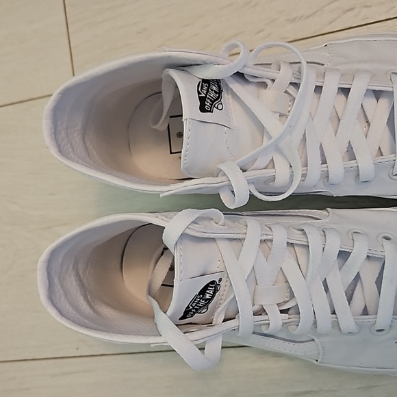 Vans Sk8-Hi Tapered Canvas Shoe True White B6/W7.5 - Picture 10 of 11